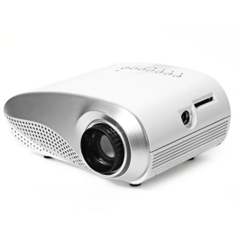H60 Портативный Мини Проектор Домашний Кинотеатр LED LCD 480*320 P USB VGA Видео Proyectores SD Card DC