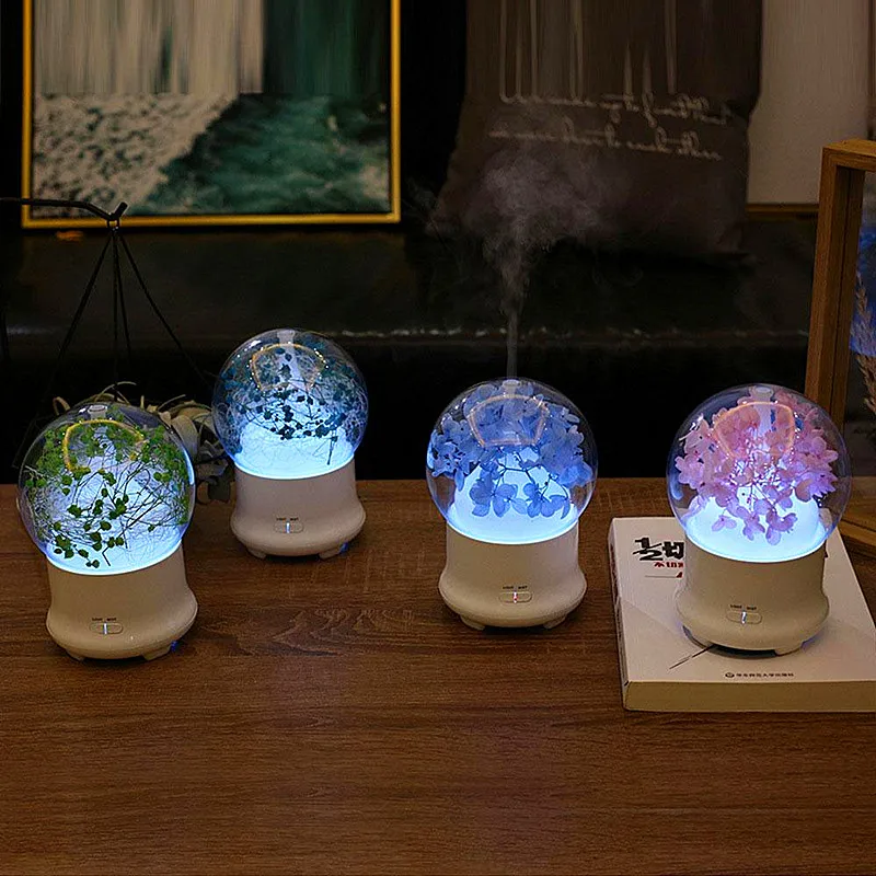 

US/EU Plug Gypsophila Lighting Fixture Night Light Useful Fatigue Relieving Aroma Diffuser Creative Decoration Dorpshipping