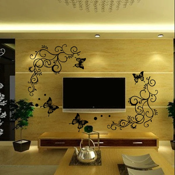 Ger Size 135cm X103cm Beautiful Erfly Fl Backdrop Wall Ger Size 135cm X103cm Beautiful Erfly Fl Backdrop Wall Stickers Home Decor For House Decoration Wallpaper