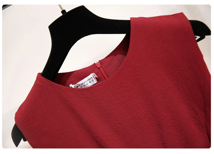 RG Женская офисная одежда, юбка, комплект из 2 предметов, винно-красный хлопковый льняной Топ без рукавов, блузка с оборками и поясом, белая юбка, костюмы