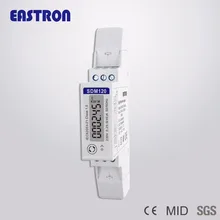 SDM120-Modbus,1 phase 2 wire, 0.25~5(45)A , 230V, RS485 Modbus, kwh,kvarh,U,I,P,Q,PF,Hz,dmd Measurement, DIN rail energy meter