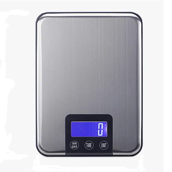

Digital Kitchen Scale 33lb/15kg Food Scale Portable Electronic Weight Cooking Scale with Stainless Steel Platform Backlit LCD