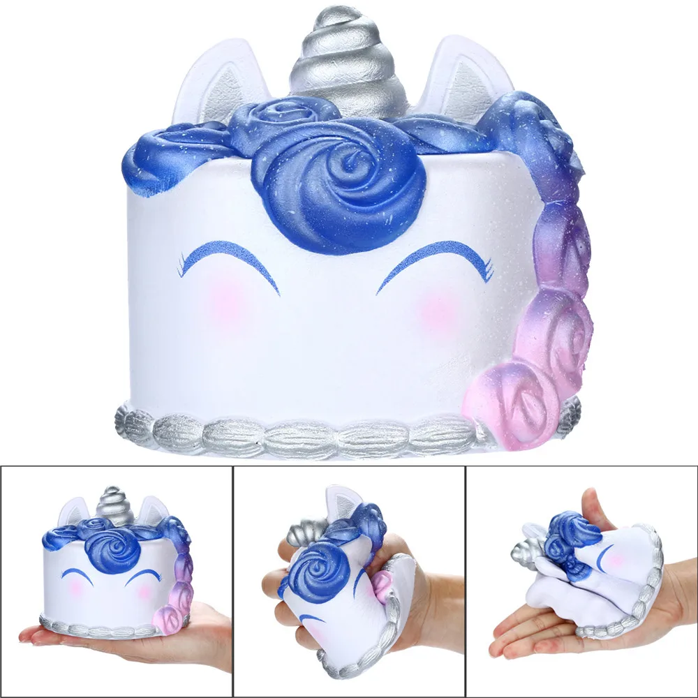 

Squishies Galaxy Unicor Cake Toy Slow Rising Fruits Scented Stress Relief Toy smooshy mushy skuishy animales 2018 New