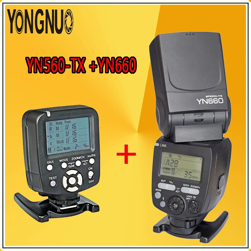 Беспроводная вспышка YONGNUO YN660 с ЖК дисплеем|wireless flash|wireless flash controlflash radio |