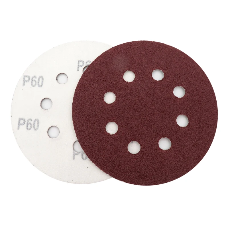 

20PCS 5 Inch 125MM Sanding Sheets 8-Hole Hook and Loop Red Sandpaper Aluminum Oxide 60 to 2000 Grits for Sanding Polishing