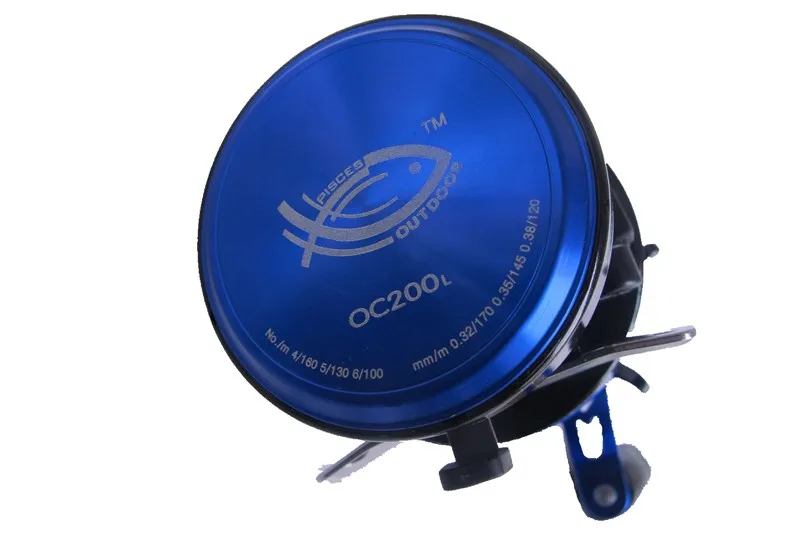 Carretel de Pesca Elenco de Freio Carretel de Arremesso Sal à Prova Barco Tambor Força Magnética Roda Isca Carretel Esquerda Direita Handle d' Água Oc200 8bb 4 OC200 8BB Carretel de Pesca Barco Tambor