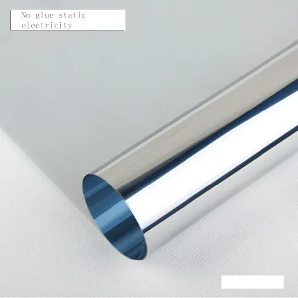 

0.5x1m No glue Static Cling Unidirectional perspective film window film sunscreen film insulation windows balcony mirror sticker