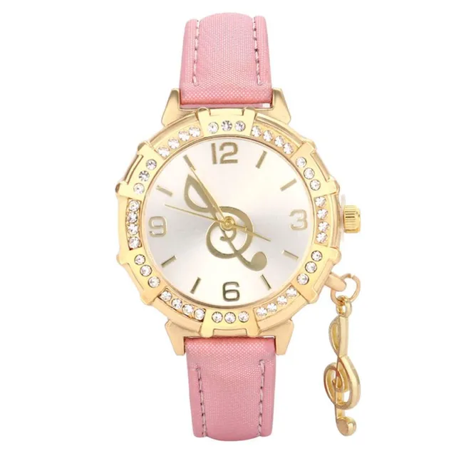 Timezone#301 Fashion Womens Watch Quartz Wrist Musical Note Tower Rhinestone Pen Timezone#301 Fashion Womens Watch Quartz Wrist Musical Note Tower Rhinestone Pen