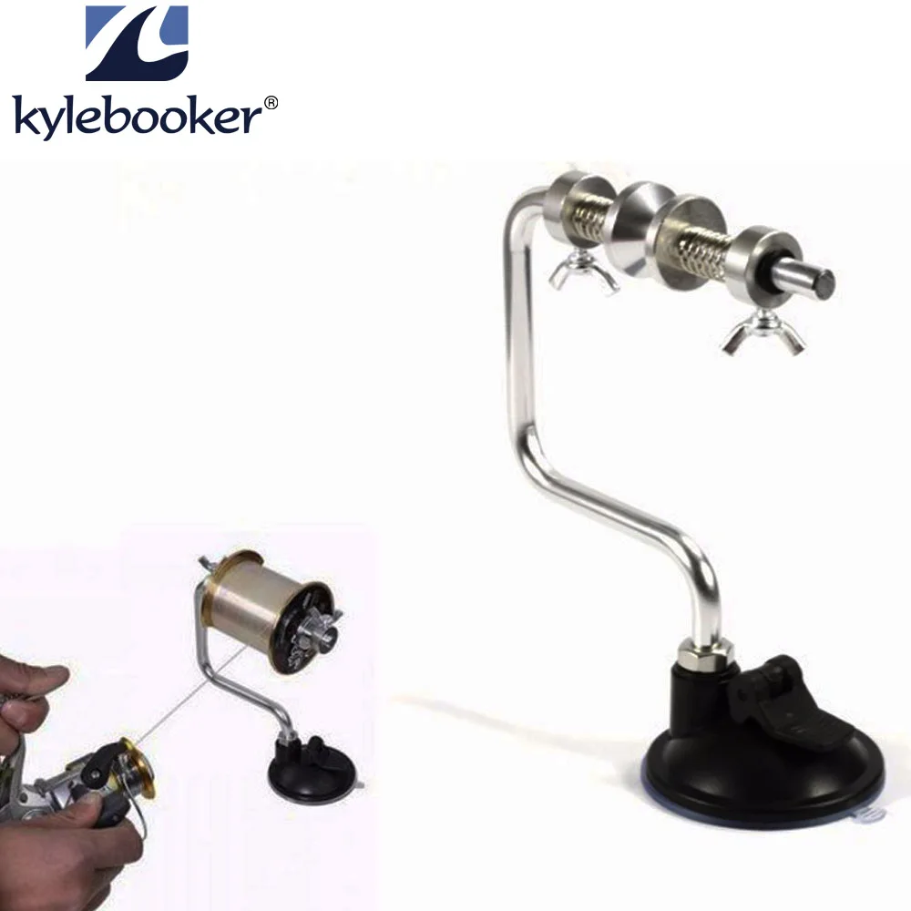 

Portable Aluminum Fishing Line Winder Reel line Spool Spooler System Winding Device Detachable Wrapper Fishing Accessory Tools