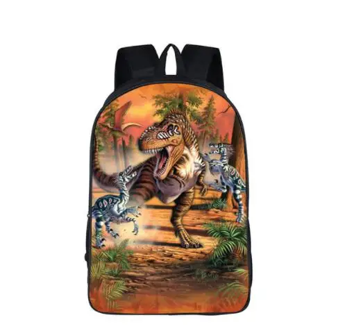 16-дюймов дьявола рюкзак в виде динозавра подросток животных рюкзак Детская школьная сумка рюкзак