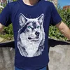 3D Wolf head T-shirt 3