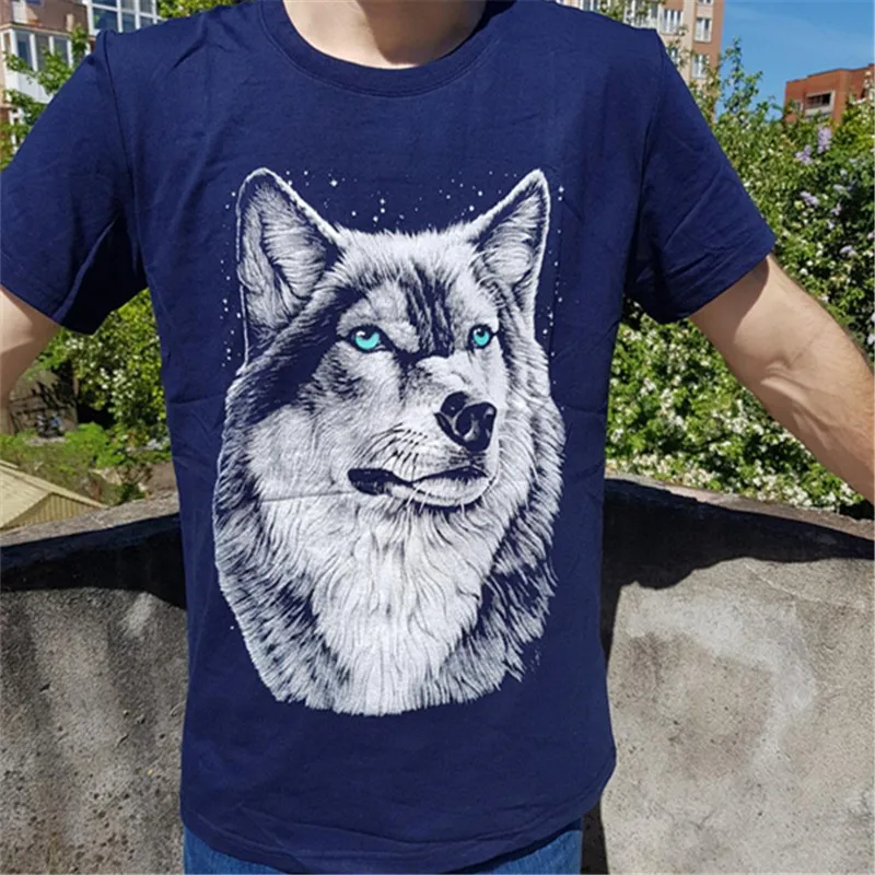 BINYUXD New Summer Brand large size 3D Wolf head T-shirt man round collar short sleeve T-shirt men fashion t shirt short sleeves BINYUXD New Summer Brand large size 3D Wolf head T-shirt man round collar short sleeve T-shirt men fashion t shirt short sleeves