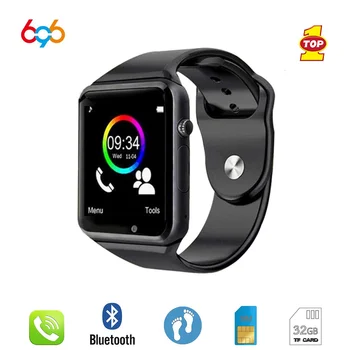 

696 A1 Smart Watch Sleep Tracker Call Remote Control Push Message Smartwatch For Xiaomi Huawei Android Phone