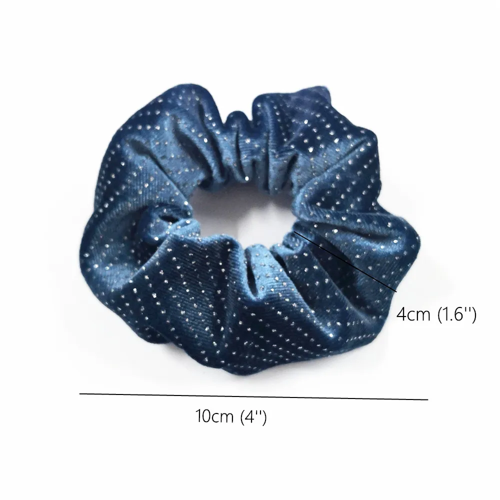6 шт./лот, тканевые бархатные резинки для волос, женские эластичные резинки для волос, Женский хвостик, аксессуары для волос