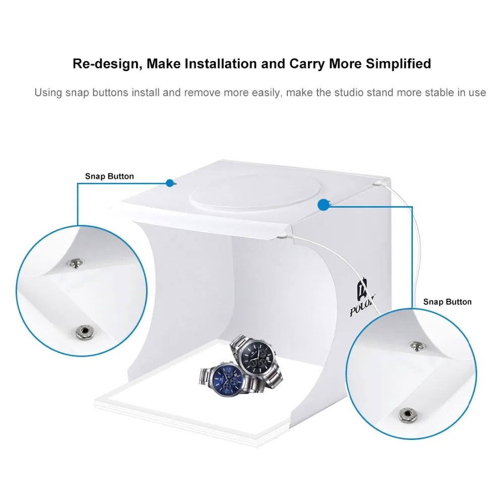 USB светодиодный складной портативный фото-видео-бокс, освещение для студийной съемки, тент-бокс, набор диффузных студийных софтбоксов 20 см, лайтбокс