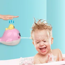 Игрушки для ванной Детские Игрушки для ванны спрей для воды маленькие игрушечные киты