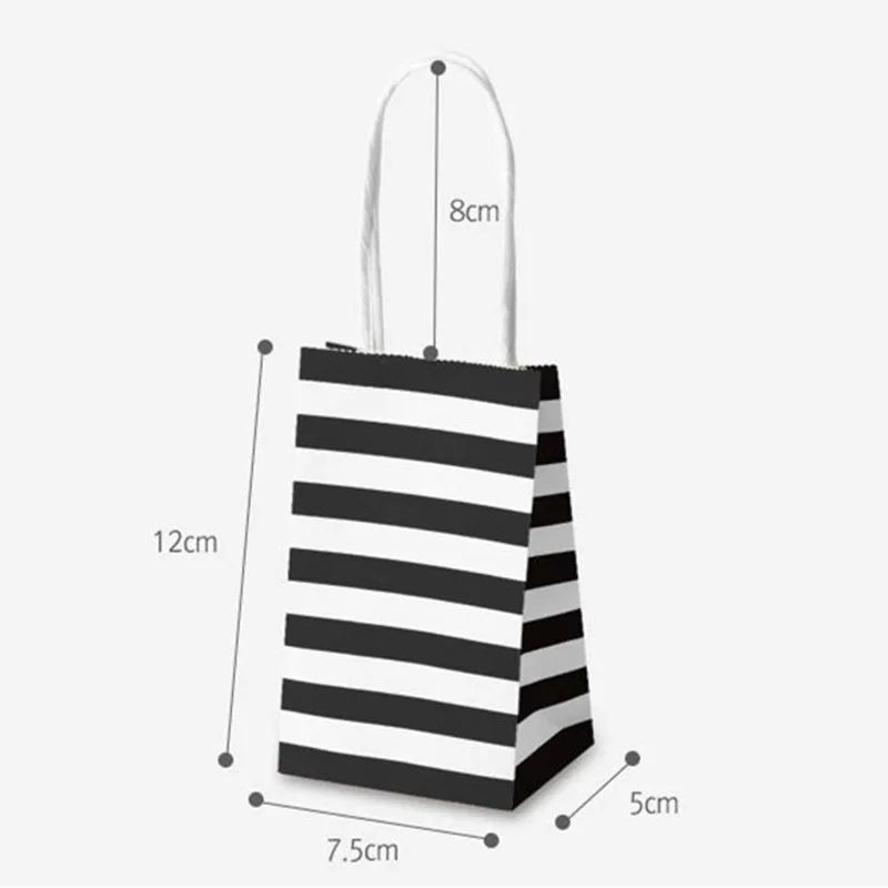 stripe shopping bag