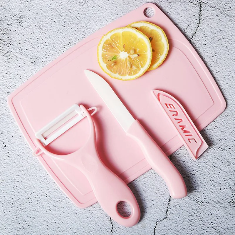 High quality 3PCS/Set Home Kitchen Ceramic Fruit Knife Fruit Vegetables