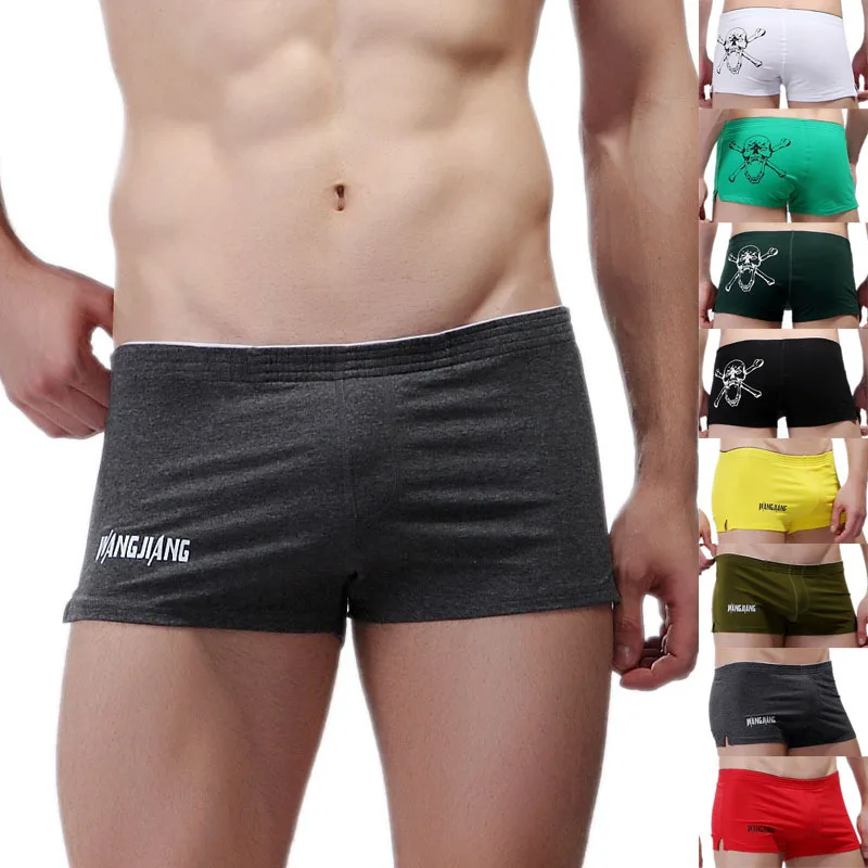 Free shipping Men's cotton boxer shorts men's new design underwear ...