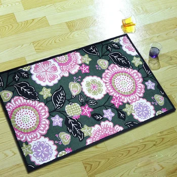 

Qdtex american rustic living room carpet table mats graphic rustic flower patterns