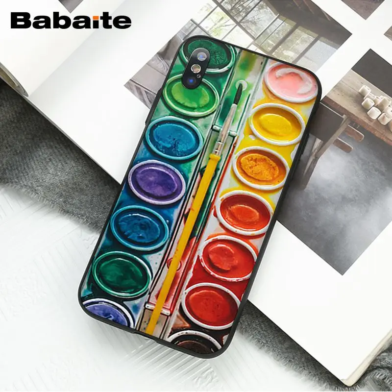 Colorful Watercolors Set Paint Palette Cake Macaroon Makeup