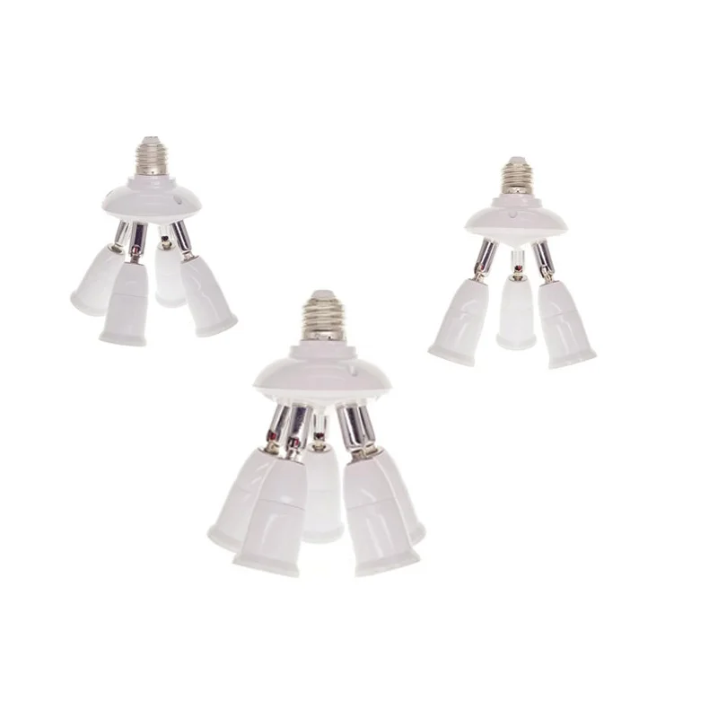 

1/3/4/5 in 1 Light Socket Splitter Bases E27 Adapter Converter Holder Flexible Extended Standard for LED Lamp Bulbs