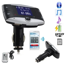Car Kit Bluetooth FM Transmitter Hands free Modulator FM Audio MP3 Player USB Charger SD Slot