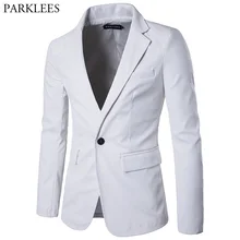 Белая кожа PU Блейзер Для мужчин Фирменная Новинка Для мужчин S пиджак Повседневное Slim Fit мотоцикл кожаная куртка Для мужчин Блузон мото homme xxl