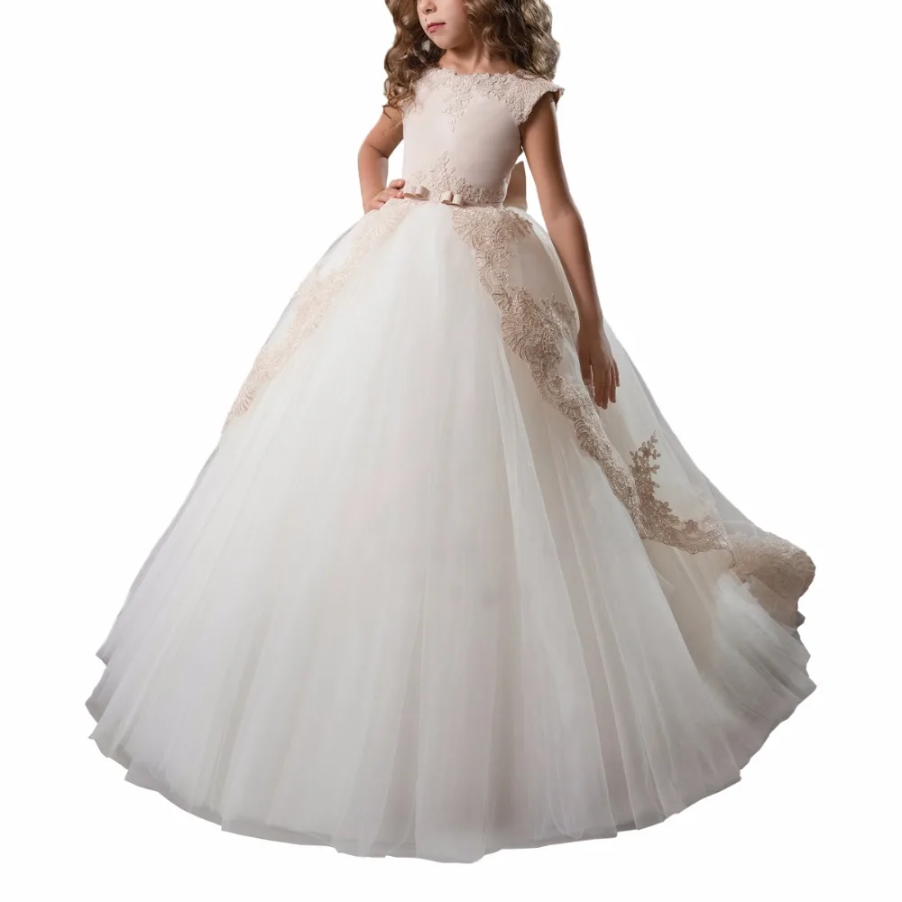Aibaowedding first communion dresses for girls vestido de para communion dress long kids ball gown lace flower girls dresses Aibaowedding first communion dresses for girls vestido de para communion dress long kids ball gown lace flower girls dresses