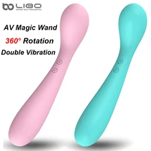 LIBO 8 Speeds AV Magic Wand Massager Stick Female Multi-speed Clit G Spot Vibrators Adult Sex Toys for Woman Masturbation цена LIBO 8 Speeds AV Magic Wand Massager Stick Female Multi-speed Clit G Spot Vibrators Adult Sex Toys for Woman Masturbation цены онлайн