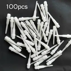 100 шт 28 мм белые древки для Дартса мягкие наконечники трубы профессиональные пластиковые нитки Замена Аксессуары Гаджеты для Дартс игр