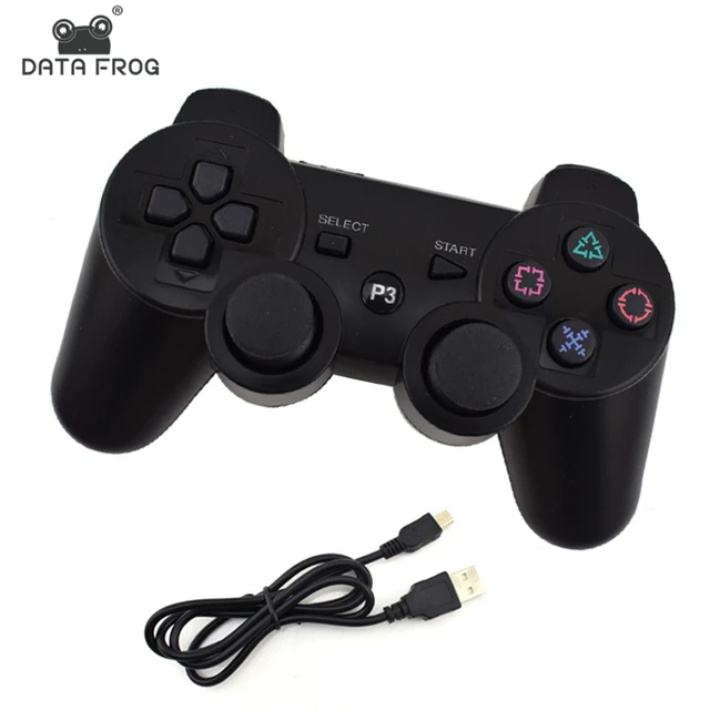 Cheap Data Frog Wireless For Sony Playstation 3 Gamepad PS3 Joystick Game Controller Bluetooth Gamepad Double Vibration Free Shipping Cheap Data Frog Wireless For Sony Playstation 3 Gamepad PS3 Joystick Game Controller Bluetooth Gamepad Double Vibration Free Shipping