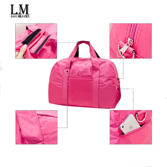 Ladies Deporte moda 2015 grande Bolsas De nueva Pink gimnasio Marca PIwxATf