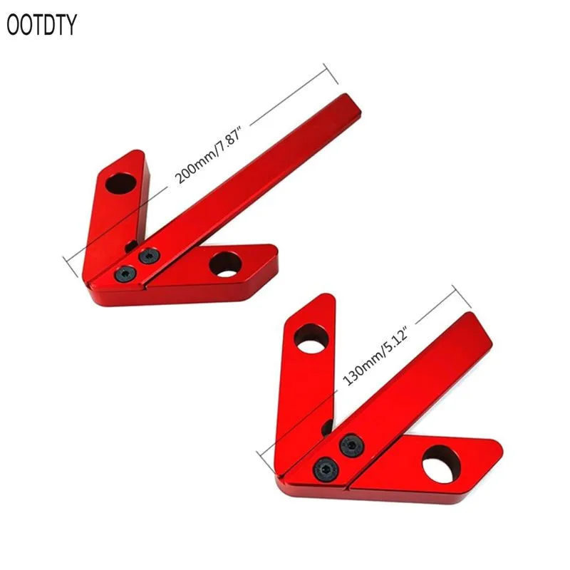  OOTDTY Portable Woodworking Tools Center Scriber 45/90 Degree Right Angle Line Gauge Wood Ruled Car