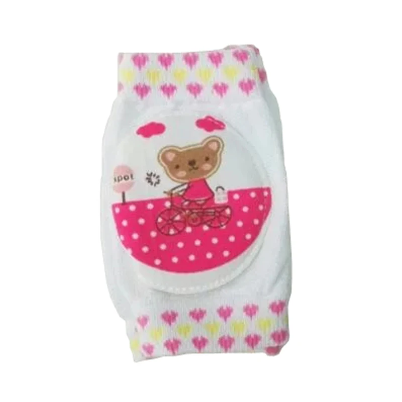 

1Pair Infant Boys Girls Kneepad Cotton Soft Comfortable Young Children Knee Pads Baby Learn To Walk Best Protection Cute Bear