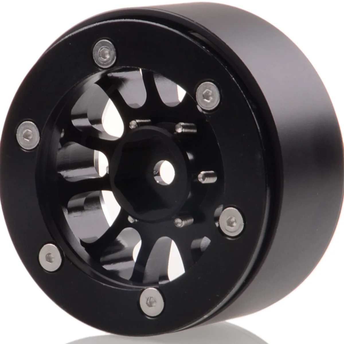 RC 4xAluminum 1 9 &quotBeadlock обод колеса для 1/10 Рок Гусеничный осевой 1051 SCX10 D90|beadlock wheels|beadlock