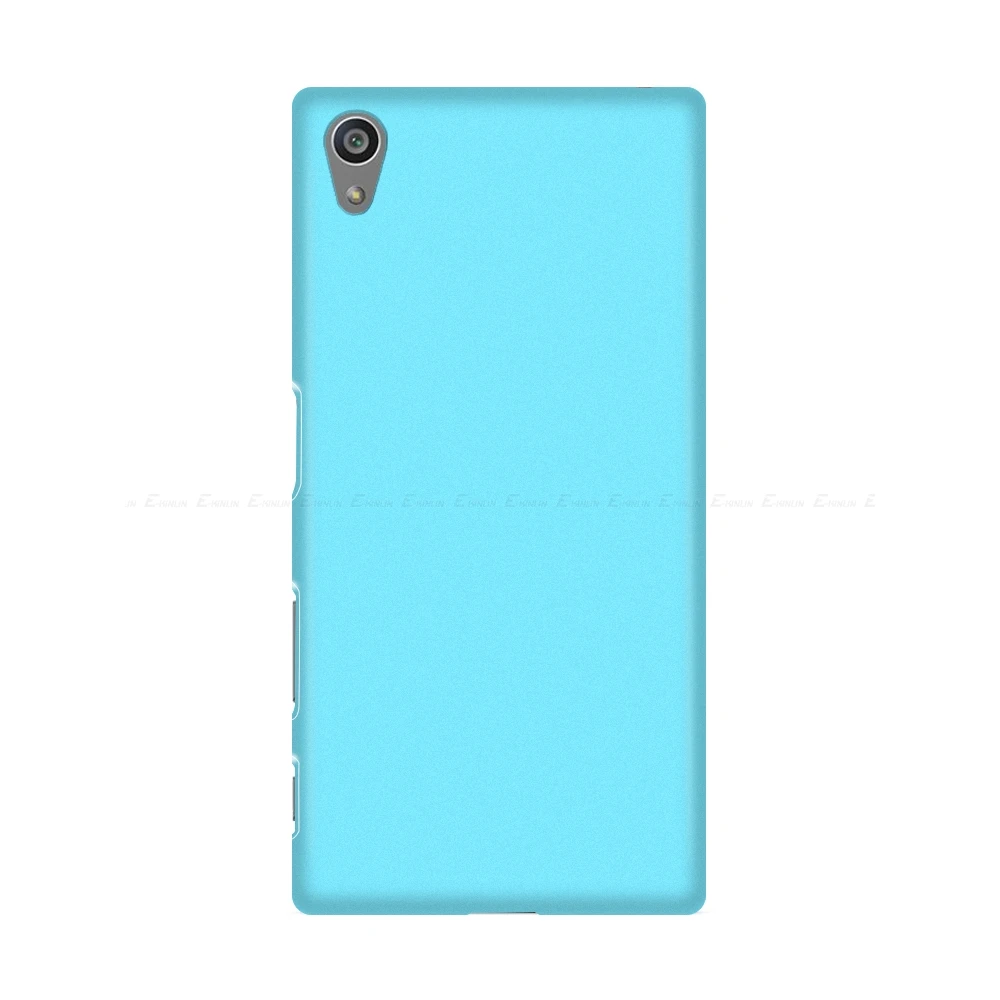 Матовый Жесткий Пластиковый Чехол для телефона sony Xperia L3 L2 L1 E5 Z5 Premium Z4 Z3 Z2 Z Z1 X Compact Performance M4 M5 - Цвет: Небесно-голубой