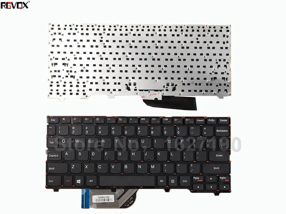 

New US Laptop Keyboard For LENOVO Ideapad 100S-11IBY BLACK WIN8 Without FRAME Repair Notebook Replacement keyboards