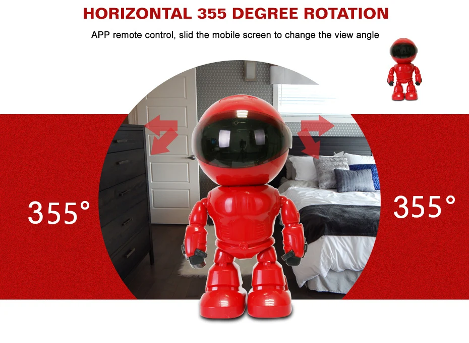 Robot IP camera 355 degree 06