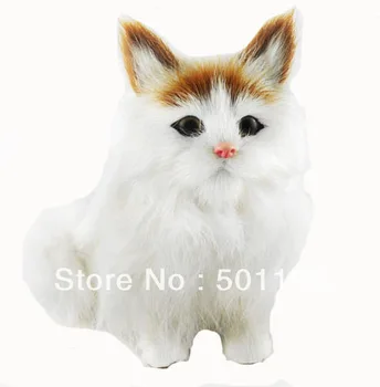 

free shipping artificial cat figurine cat model