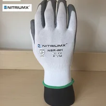 SAFETY-INXS NBR-001 покрытие защитные перчатки Нескользящие без следа перчатки Механика гибкие дышащие защитные перчатки рабочие