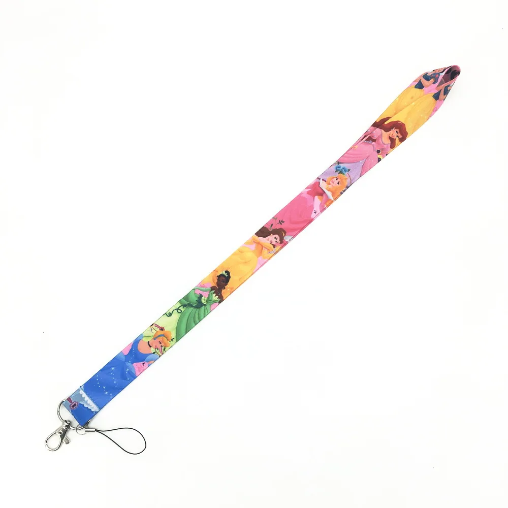 

Cute Princess Lanyard Key Chain Gift Key Chain Neck Strap Keys Iphone ID Card VIP Pass Lanyard