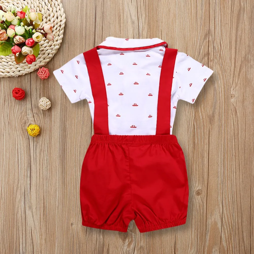 MUQGEW/детская одежда Комплекты одежды для маленьких мальчиков летние детские футболки+ шорты с коротким рукавом# P67