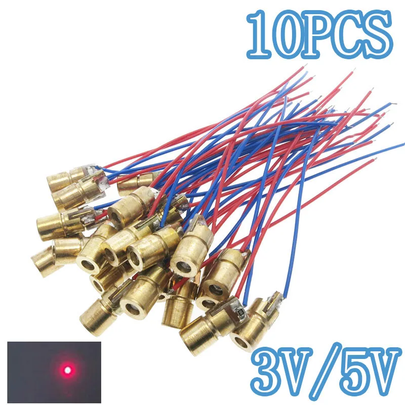 2x Diodi Laser Punto Rosso 4.5V 650 NM 20mA 1000h 12x23mm REF0025 - Foto 4