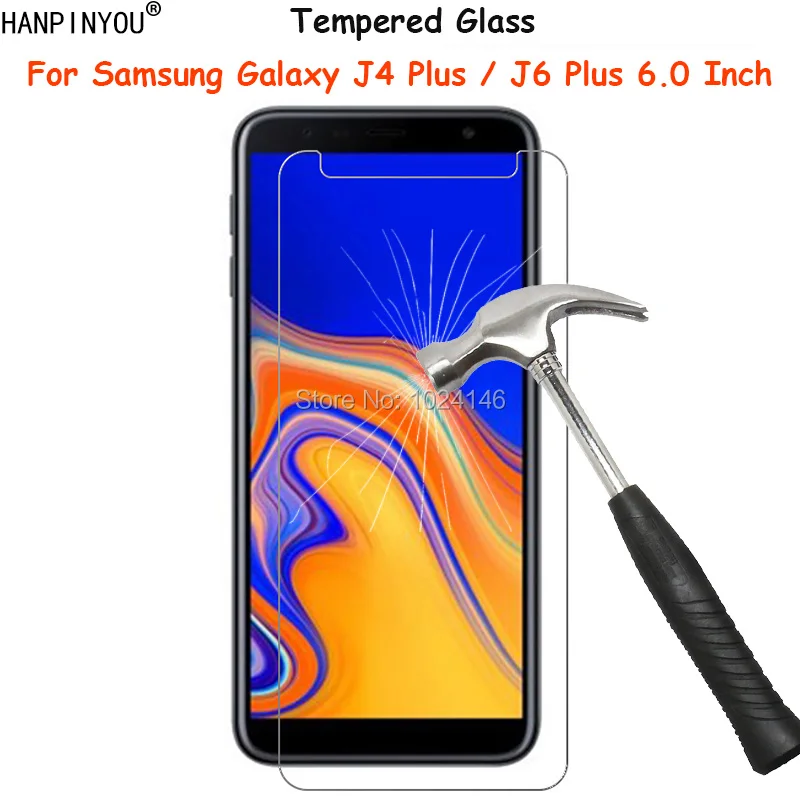 Прозрачное закаленное стекло для Samsung Galaxy J4 J6 Plus J6Plus J415 J610 ультратонкая