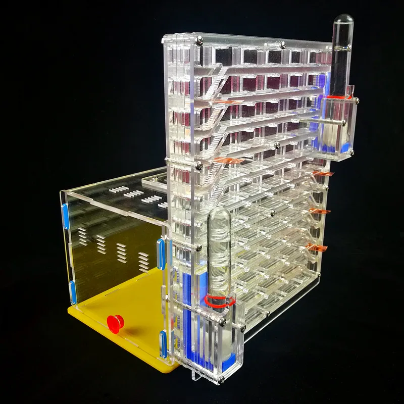 

T-ShapeAnt Nest with Double Water Towers Granja de Hormigas Nid Fourmis Acryl Nest Ants Insetos Acrylic Ant Farm DIY Assembling