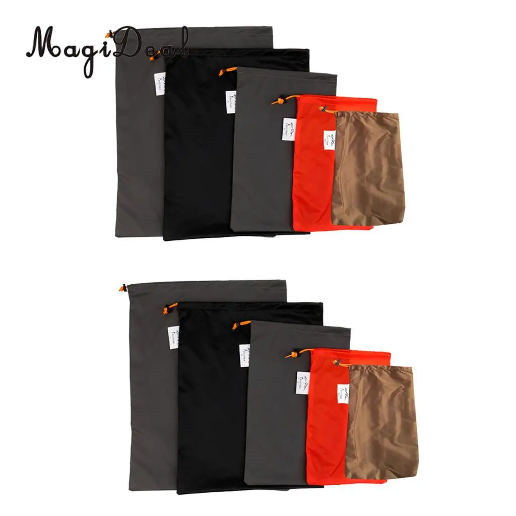 10 Pieces Travel Luggage Organizer Drawstring Clothes Shoes Stuff Sack Set