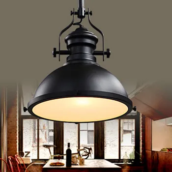 

original Vintage pendant lamp bulbs american style light retro pendant iron lights industrie hanglampen hotel bar light