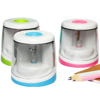 

Tenwin Automatic Electric Pencil Sharpener Electronic Pencil Sharpeners For Sketch Painting Kids Gift Stationery School Supplies