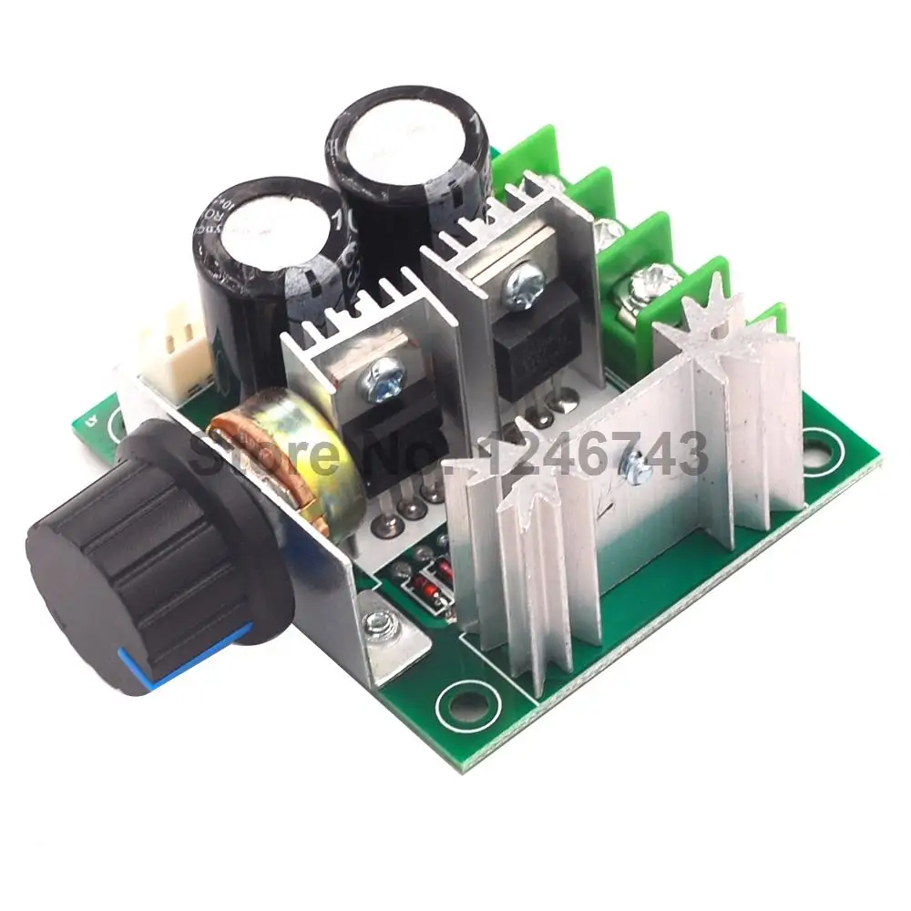 

12V 24V 30V 40V 13KHZ Auto PWM DC Motor Speed Regulator Governor Speed Controller Switch 10A 50V 1000uF